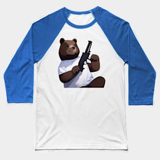 Bear Gun Baseball T-Shirt